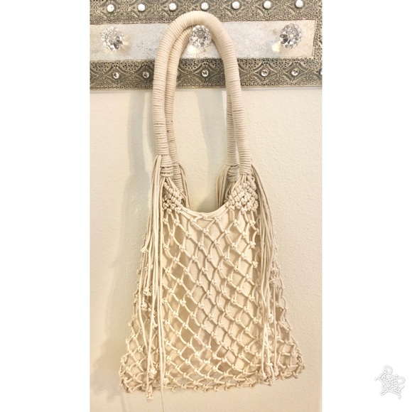 Urban Outfitters Macramé Slouchy Tote Bag - Picture 2 of 7